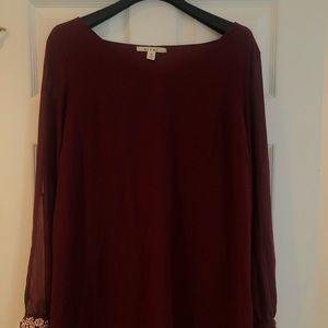 Maroon Dress
